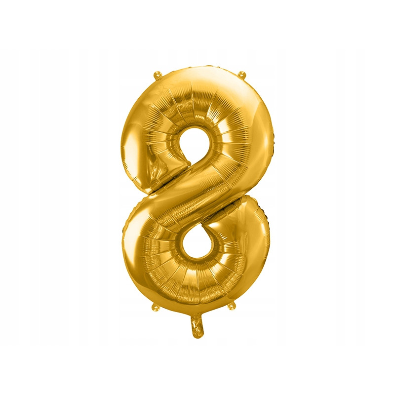 BALON FOLIA 8 ZLOTA