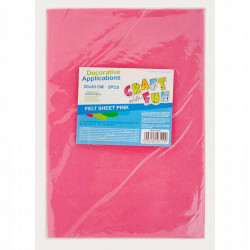 OZD. DEK. FILC 20X30 ROZOWY
