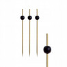 PATYCZKI NA PRZEKASKI 12,5CM 250SZT BLACK