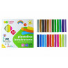 PLASTELINA 24 KOL KWADRAT SZKOLNA HAPPY COLOR