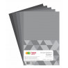 ARKUSZE PIANKOWE A4 GREY 5SZT HAPPY COLOR