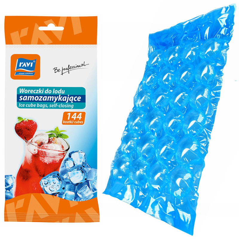 WORECZKI DO LODU SAMOZAMYKAJACE 144KOSTKI