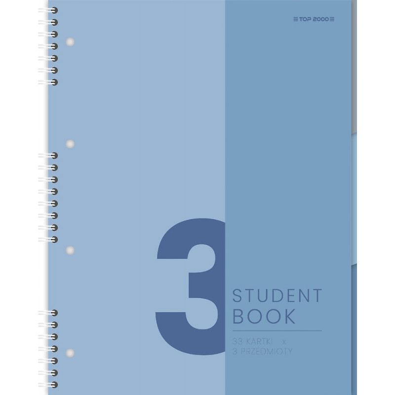 KOŁOZESZYT B5/100K KRAT STUDENTBOOK