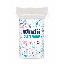 KINDII PŁATKI BAWEŁNA 60SZT