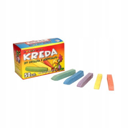 KREDA KOLOR MIX 50SZT