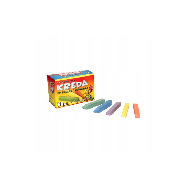 KREDA KOLOR MIX 50SZT