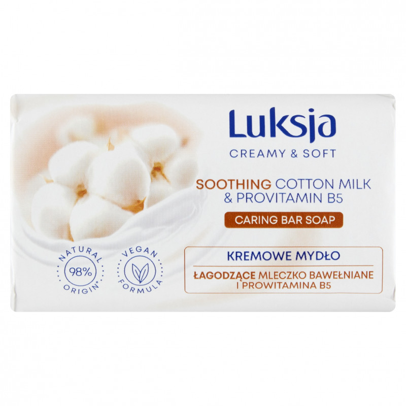 MYDŁO LUKSJA 90G SOOTHING COTTON $MILK