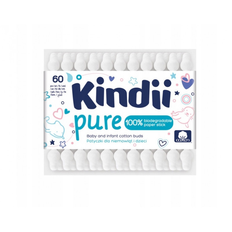 PATYCZKI HIG. DLA DZIECI KINDI 60SZ PUDŁO
