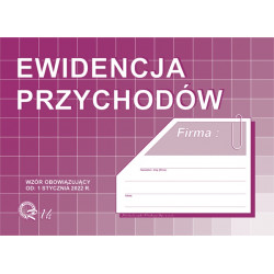 DRUK EWIDENCJA PRZYCHODÓW