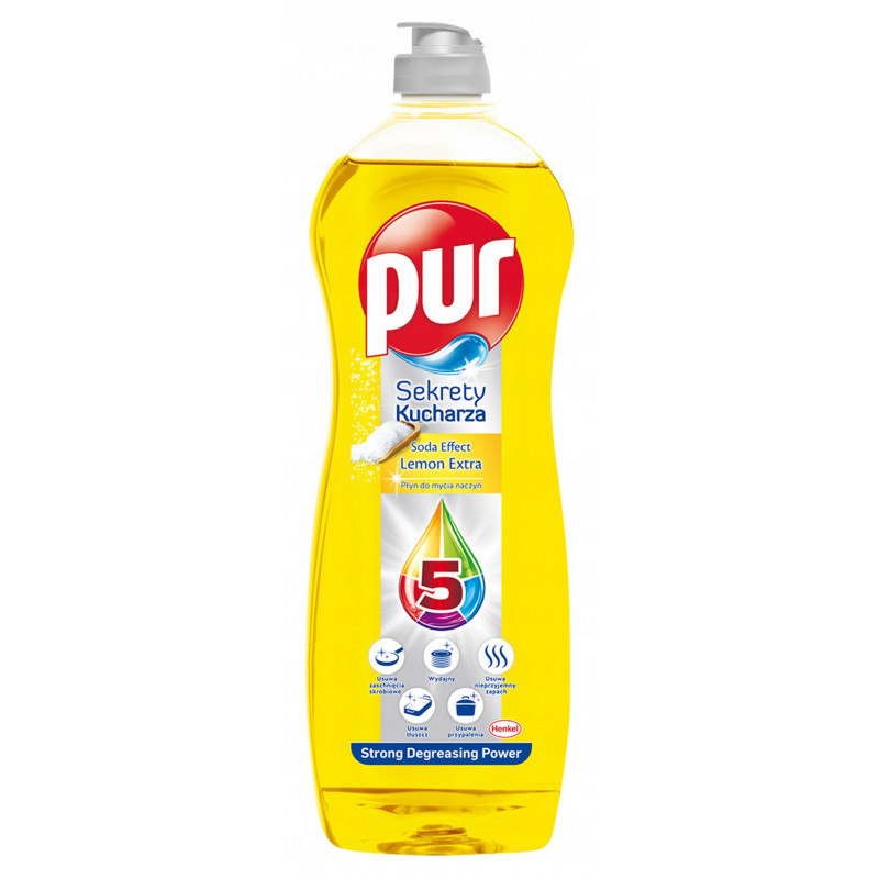 PŁYN DO NACZYŃ PUR 750ML LEMON
