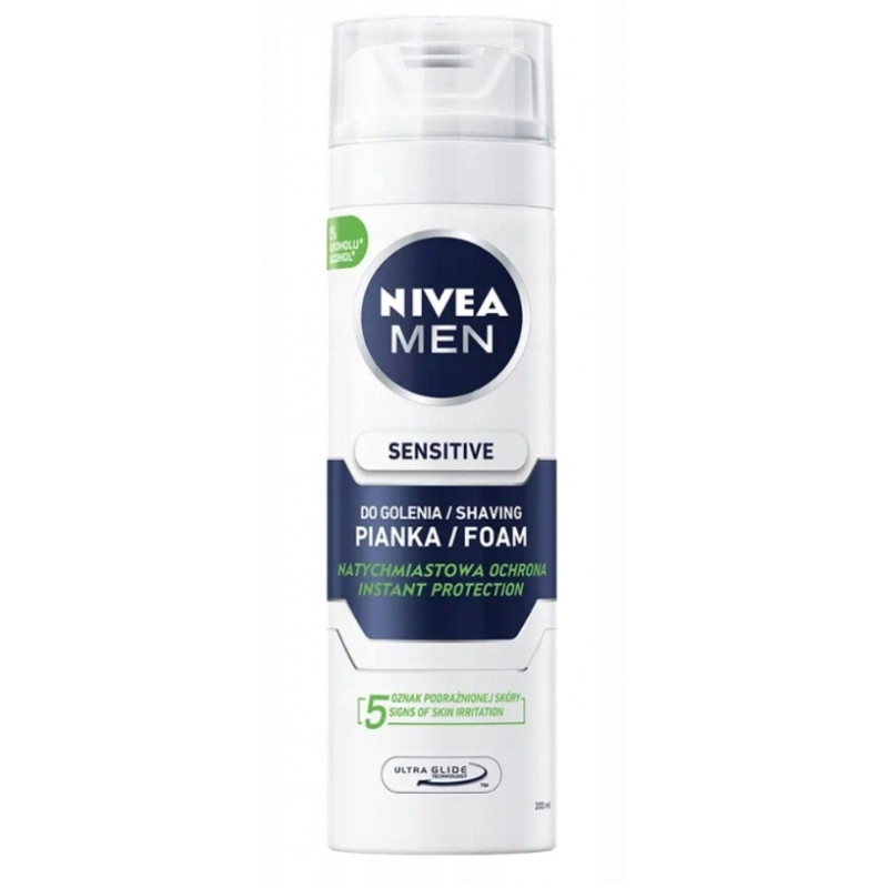 PIANKA DO GOLENIA NIVEA MEN 200ML SENSITIVE