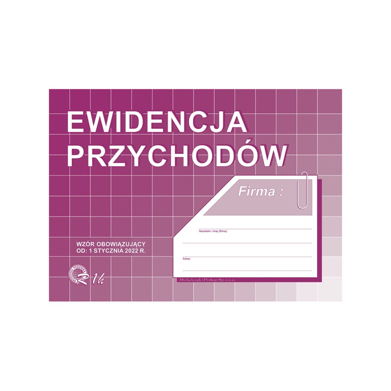 DRUK EWIDENCJA PRZYCHODÓW