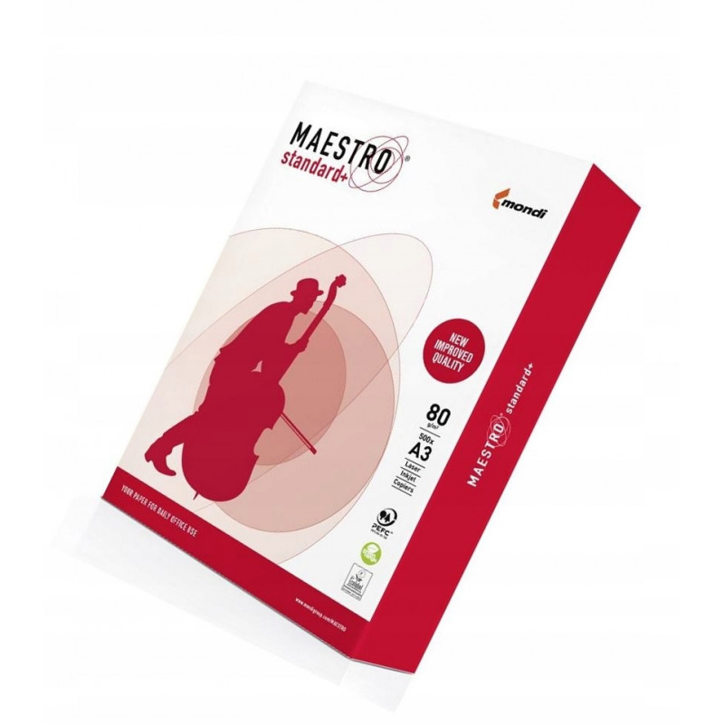 PAPIER XERO A3 80G MAES STANDARD PLUS 500