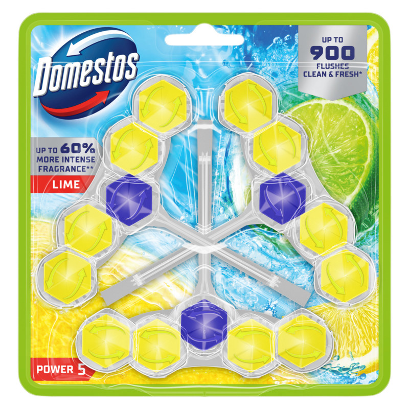 KULKI DOMESTOS DO WC 3X 55 LIME