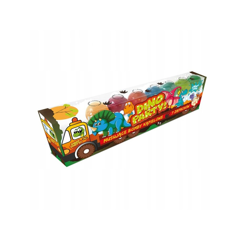 ZESTAW KUL DO KAPIELI 7X50G DINO TRUCK