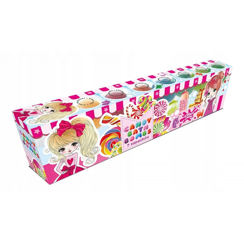 ZESTAW KUL DO KAPIELI 7X50G CANDY
