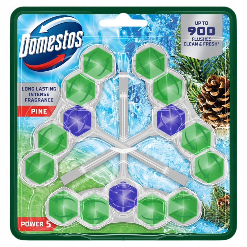 KULKI DOMESTOS WC 3X55G PINE