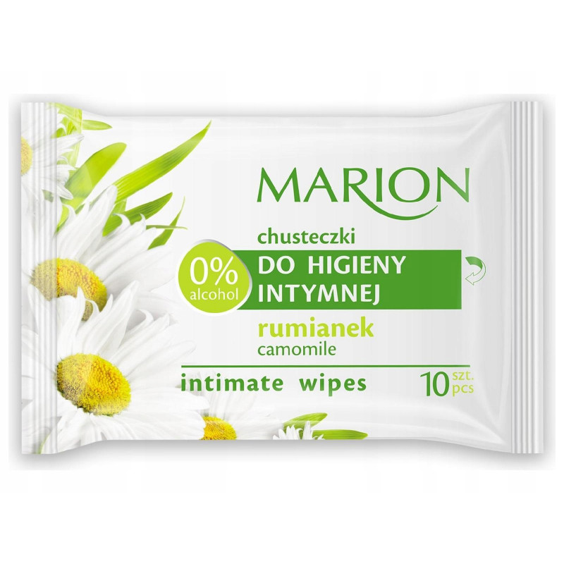 CHUSTECZKI DO HIG. INTYMNEJ MARION 10SZT
