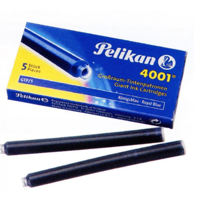 NABOJE DLUGIE NIEBIESKIE PELIKAN GTP 5SZT