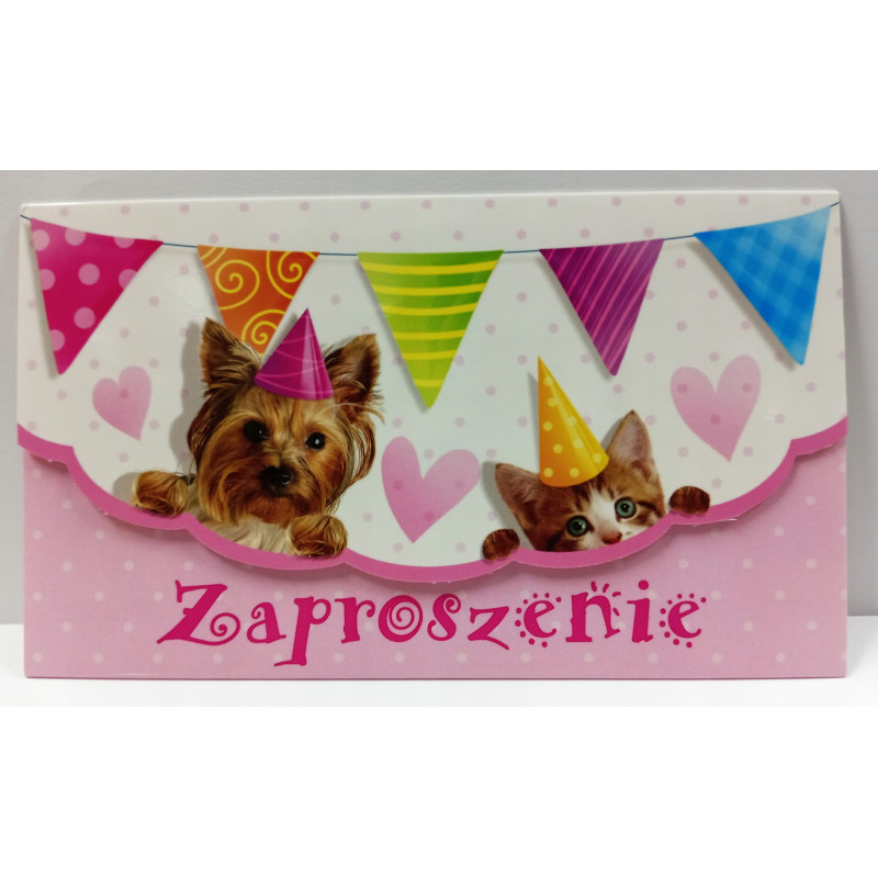 ZAPROSZENIE OKAZ 95X165 Z KOPERTĄ