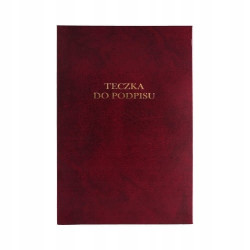 TECZKA DO PODPISU 10K BORDO