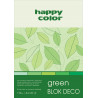 BLOK DECO A4/20 ZIELONY 170G HAPPY COLOR