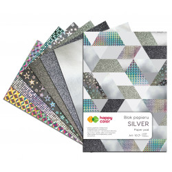 BLOK SILVER A4/10 230G...
