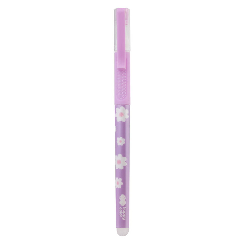 DLUGOPIS WYMAZYWALNY PEARL FLOWER 0,5MM NIEBIESKI HAPPY COLOR