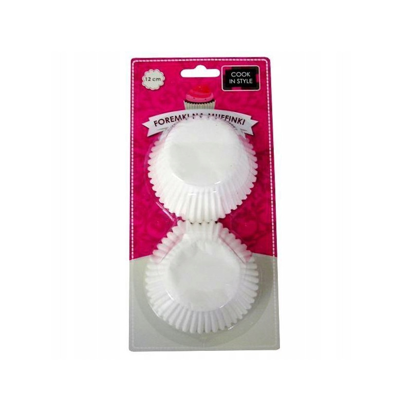 FOREMKI MUFFINKI 12CM 50SZT KOLOR