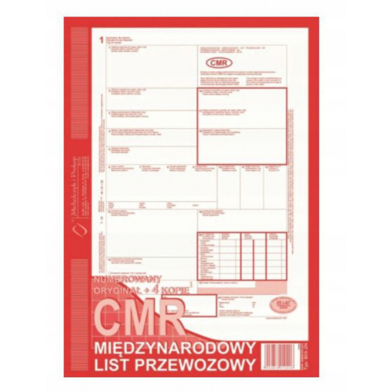 DRUK CMR A4 ORG+4KOPIE 80K MIP