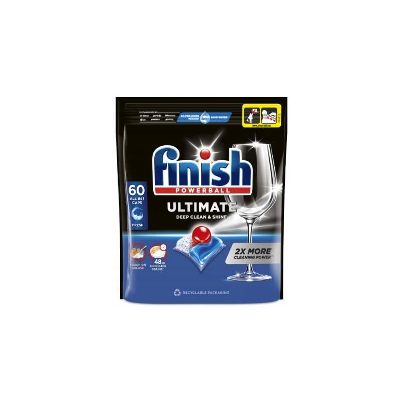 KAPSULKI DO ZMYWARKI FINISH ULTIMATE 60SZT