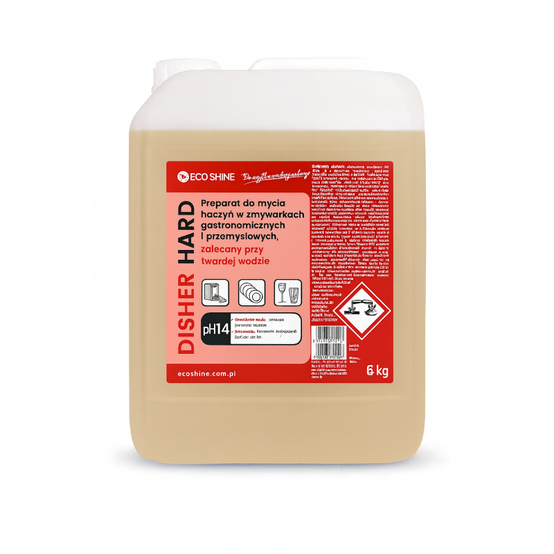 PŁYN DO ZMYWARKI GASTRONOM. ECO SHINE DISGER HARD 6kg