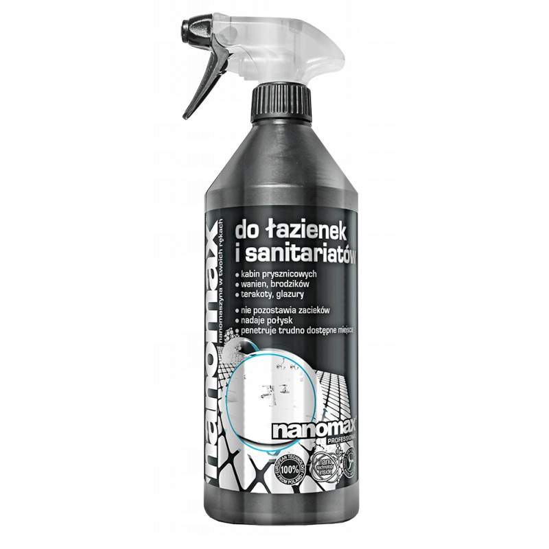SPRAY DO ŁAZIENEK I SANITAR. NANOMAX 1L