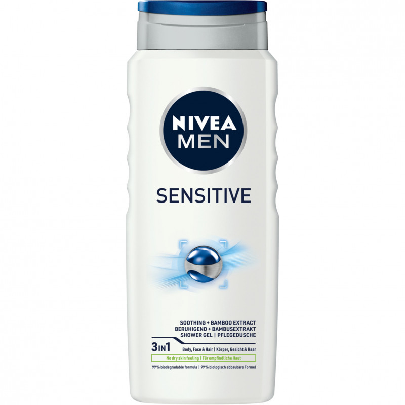 ZEL POD PRYSZNIC NIVEA SENS. 500ML
