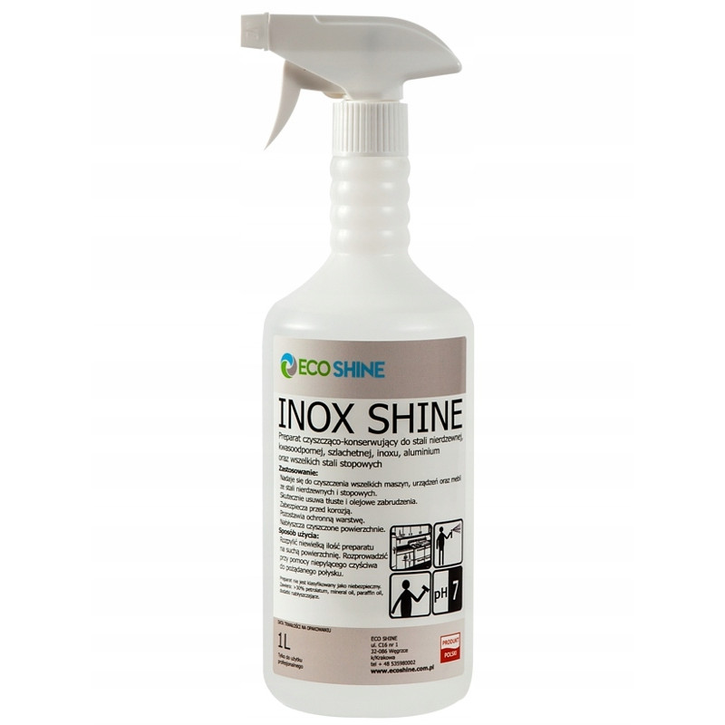 ECO SHINE INOX OLEJOWY PREPARAT DO STALI NIERDZEWNEJ 1L