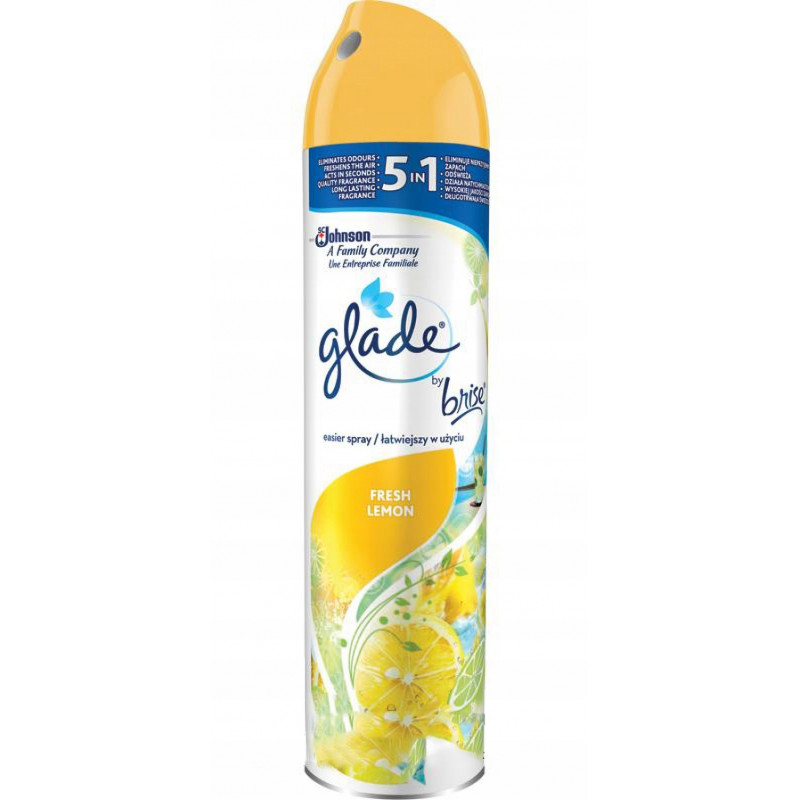 ODŚWIEŻAQCZ GLADE NBRISE SPRAY 300ML LEMON