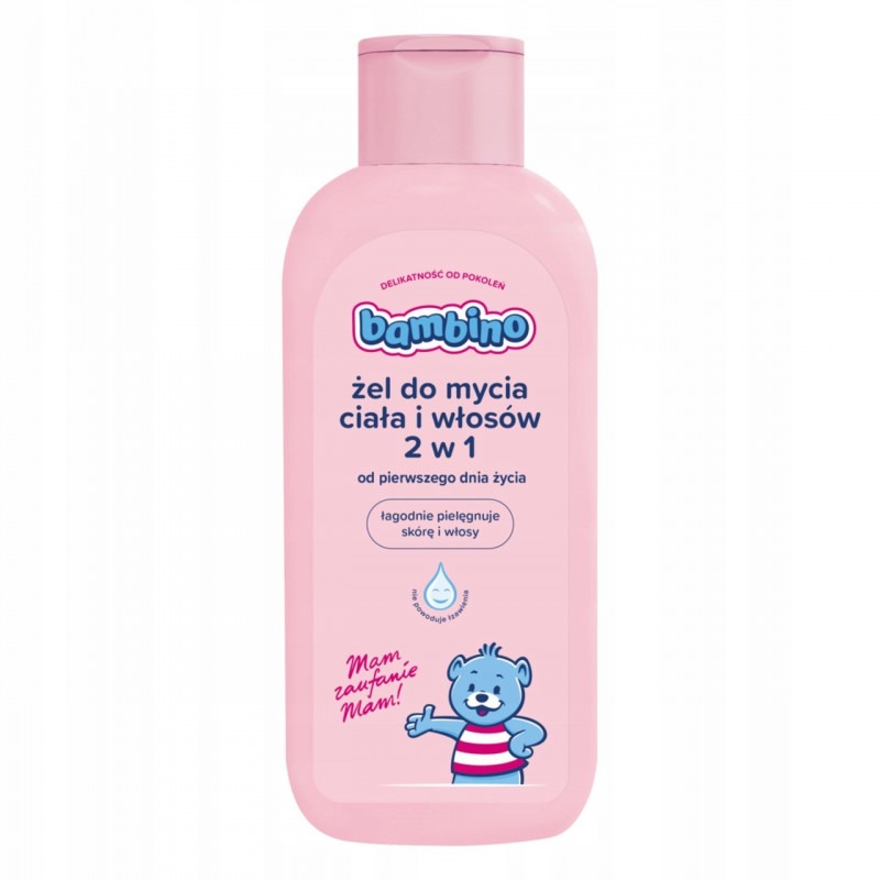 BAMBINO ŻEL DO MYCIA CIAŁA I WŁOSÓW 400ML