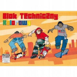 BLOK TECHNICZNY A4/10K KOL