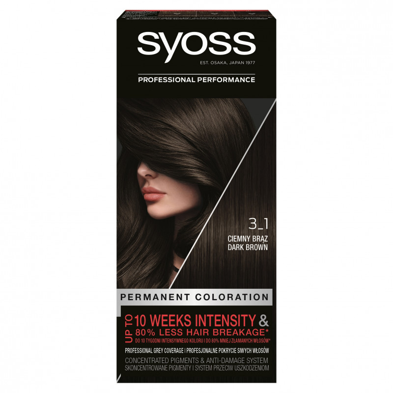 FARBA DO WŁOSÓW SYOSS CIEMNY BRAZ