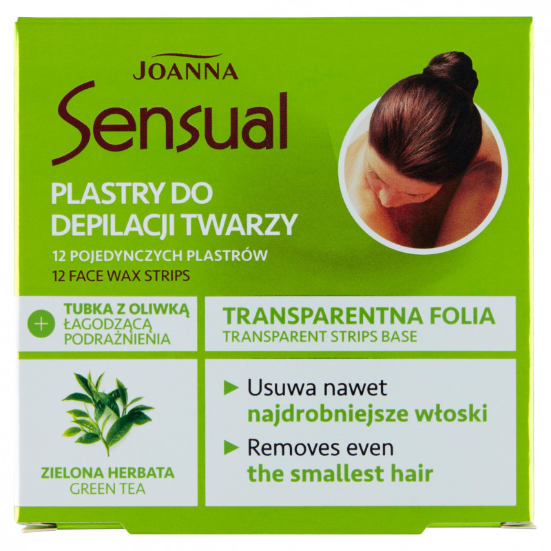 DEPILACJA PLASTRY DO TWARZY 12SZT JOANNA