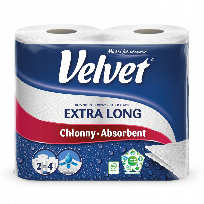 RĘCZNIK VELVET BIAŁY A2SZT