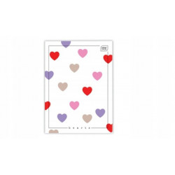 ZESZYT A4 80 KRATKA HEARTS