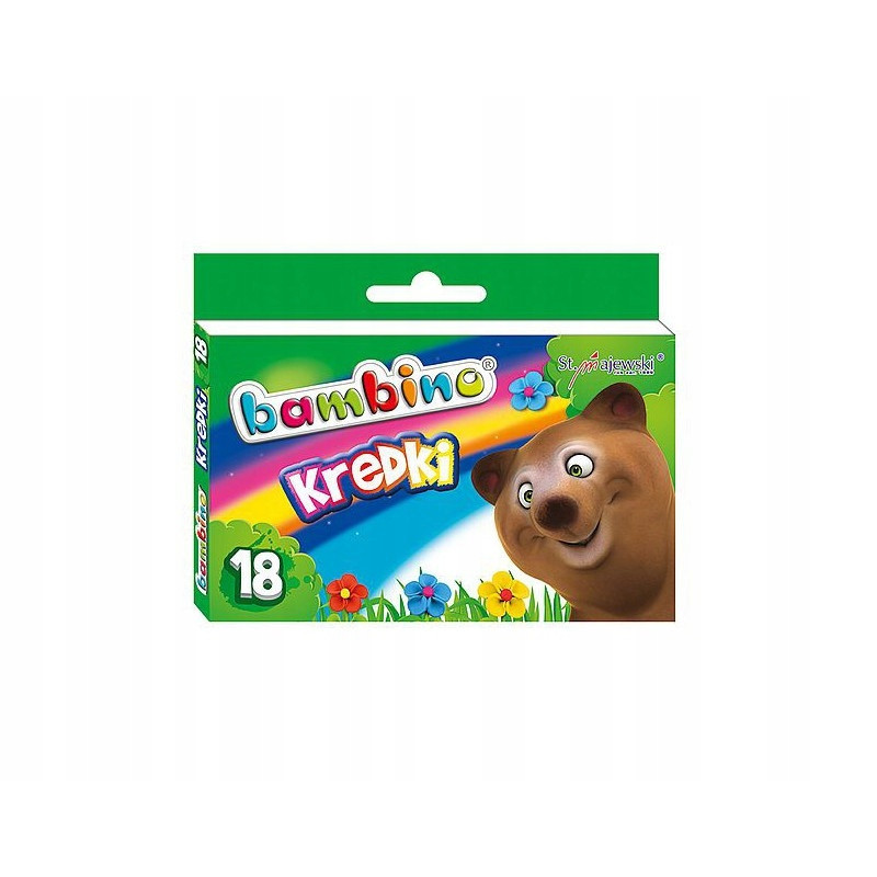 KREDKI BAMBINO 18 KOL PUDEŁKO