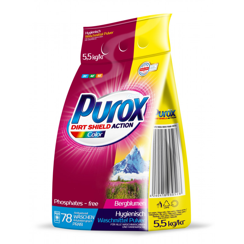 PROSZEK DO PRANIA PUROX COLOR 5.5KG