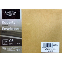 KOPERTA OZDOBNA C6 PEARL ZLOTA