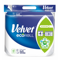PAPIER VELVET ECO BIAŁY 4SZT