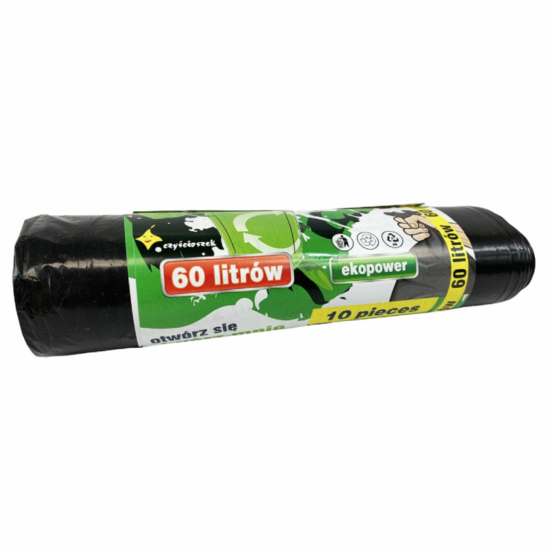 WORKI NA ŚMIECI CZYŚCIOSZEK 60L