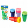 KUBKI DO NAP. ZIMNYCH 6SZT 200ML RAINBOW