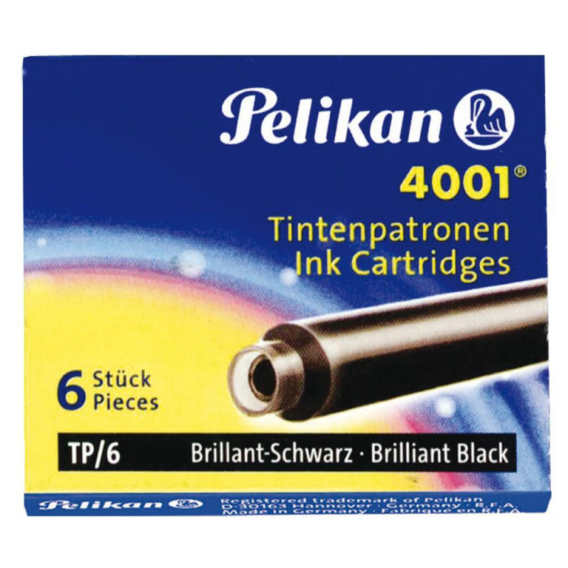 NABOJE KROTKIE CZARNE 6SZT PELIKAN