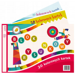 BLOK RYS. KOL A4/20 KOLOR